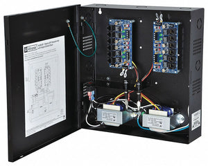 ALTRONIX HubSat8Di Steel Passive UTP Transceiver Hub with Black Finish