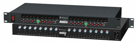 ALTRONIX HUBWAYLD16DI Steel Act UTP Hub W/Power 16 Channel Isolated with Black Finish