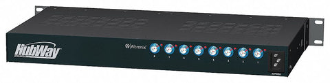 ALTRONIX HubWayLD82CD Steel Active UTP Hub W/Power 8Ch W/8 Ac Baluns with Black Finish