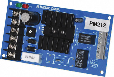 ALTRONIX PM212 Phenolic or Fiberglass Linear Power Supply/Charger - 12VDC @ 1A