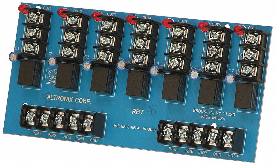 ALTRONIX RB7 Phenolic or Fiberglass Tra Sensitive Relay Module 7OUTPut