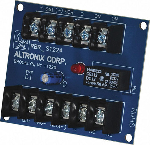 ALTRONIX RBR1224 Phenolic or Fiberglass Ratchet Relay 12/24VDC 20Ma DPDT