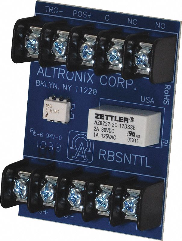 ALTRONIX RBSNTTL Phenolic or Fiberglass Sensitive Relay 12/24VDC 18Ma DPDT