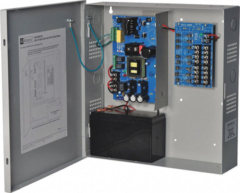 ALTRONIX SMP10PM12P8 Steel Power Supply 8Fuse 12VDC @ 10A with Gray Finish