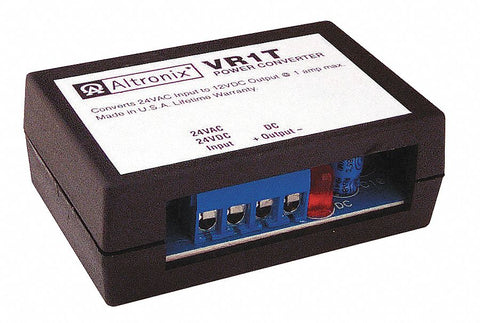 ALTRONIX VR1T Plastic Power Conversion 24V Ac/Dc- 12VDC@1A Terminal