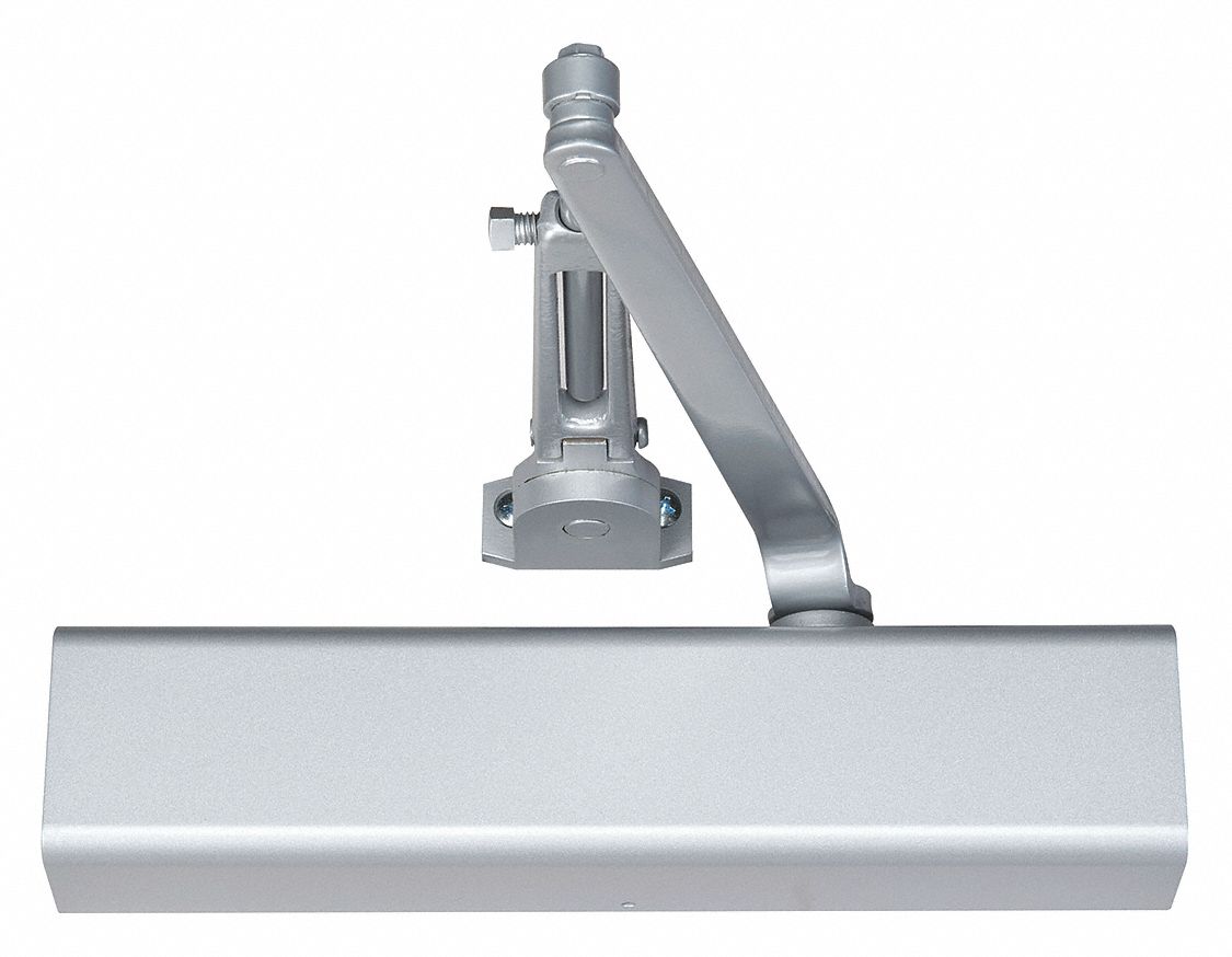 YALE 3511 x 689 Manual Hydraulic Yale 3511-Series Door Closer, Heavy Duty Interior and Exterior, Silver