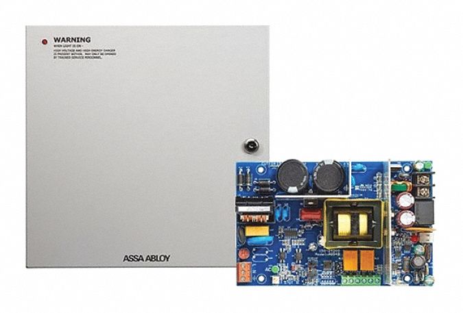 SECURITRON AQD4-4C1 Steel Power Supply with Powder Coated Finish