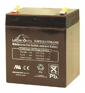 SECURITRON B-12-5 Metal Battery with Powder Coated Finish