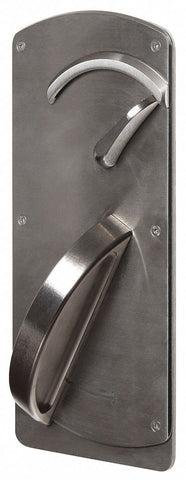 SCHLAGE L9044 HSLR 630 LH Lever Lockset,  Mechanical,  Standard Duty,  Not Keyed,  Stainless Steel,  2 3/4 in Backset