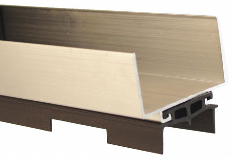 PEMKO 1273AV36 Door Bottom, 1-3/4x36 In, Aluminum Channel