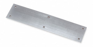 ROCKWOOD 70C.32DBIO Door Push Plate,  Stainless Steel,  Surface Mount Screws