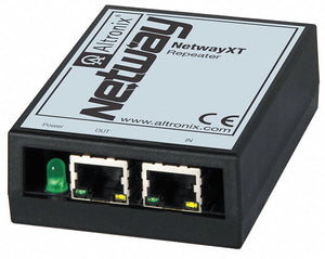 ALTRONIX NetWayXT Plastic PoE Repeater with Black Finish