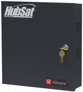 ALTRONIX HubSat83Di Steel Passive UTP Transceiver Hub with Black Finish