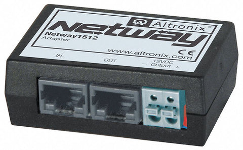 ALTRONIX NetWay1512 Plastic Midspan Adapter with Black Finish