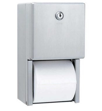 Bobrick | Surface-Mounted Multi-Roll Toilet Tissue Dispenser | Part Number B-2888 | Toilet Tissue Dispensers